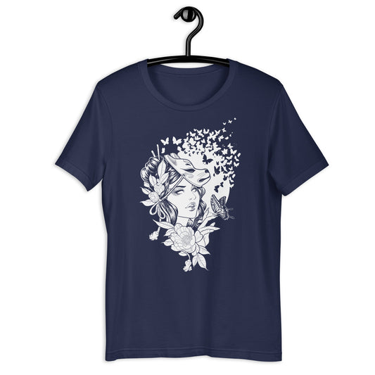 Lady Butterfly - Unisex t-shirt - Alves Art Studio