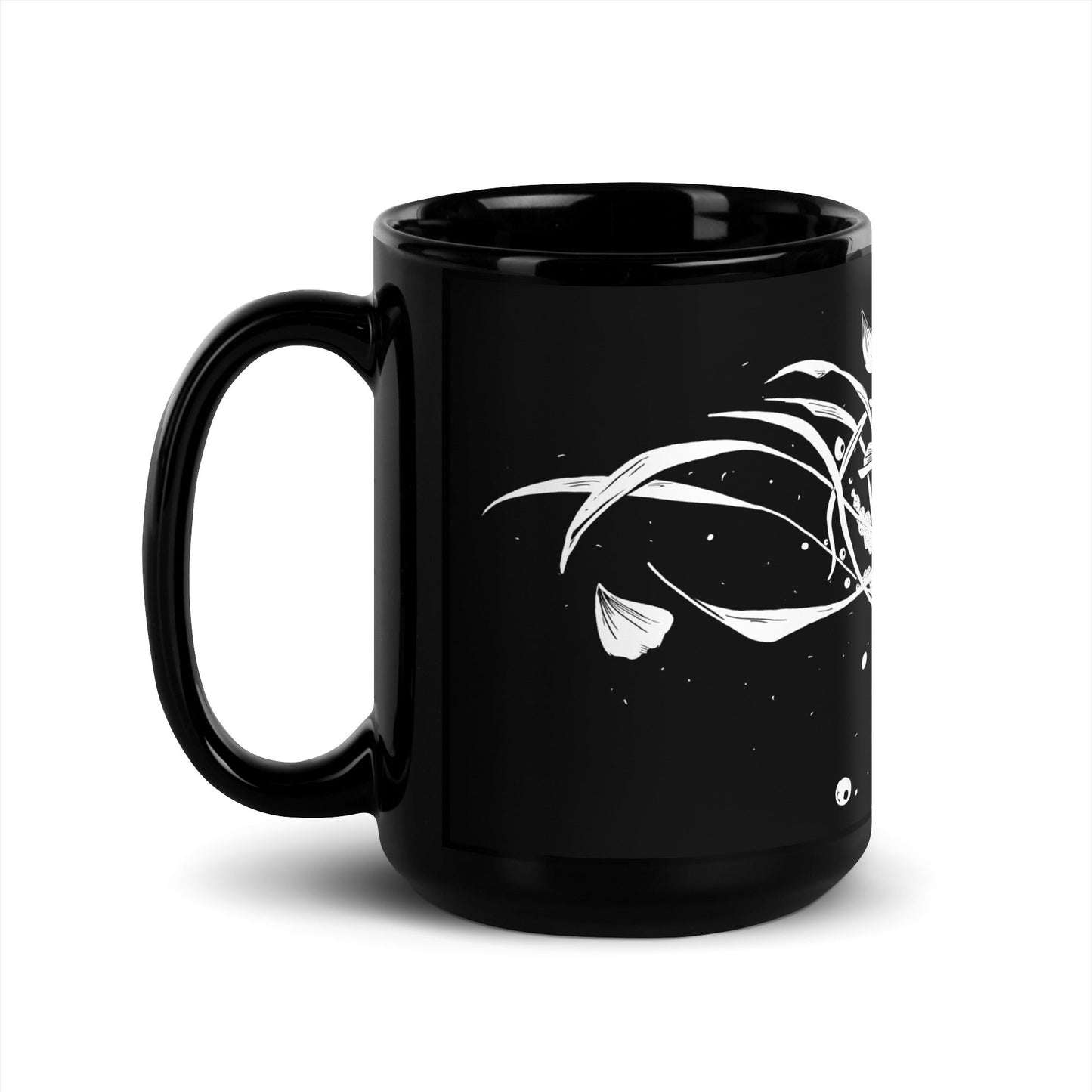 Medusa - Black Glossy Mug - Alves Art Studio