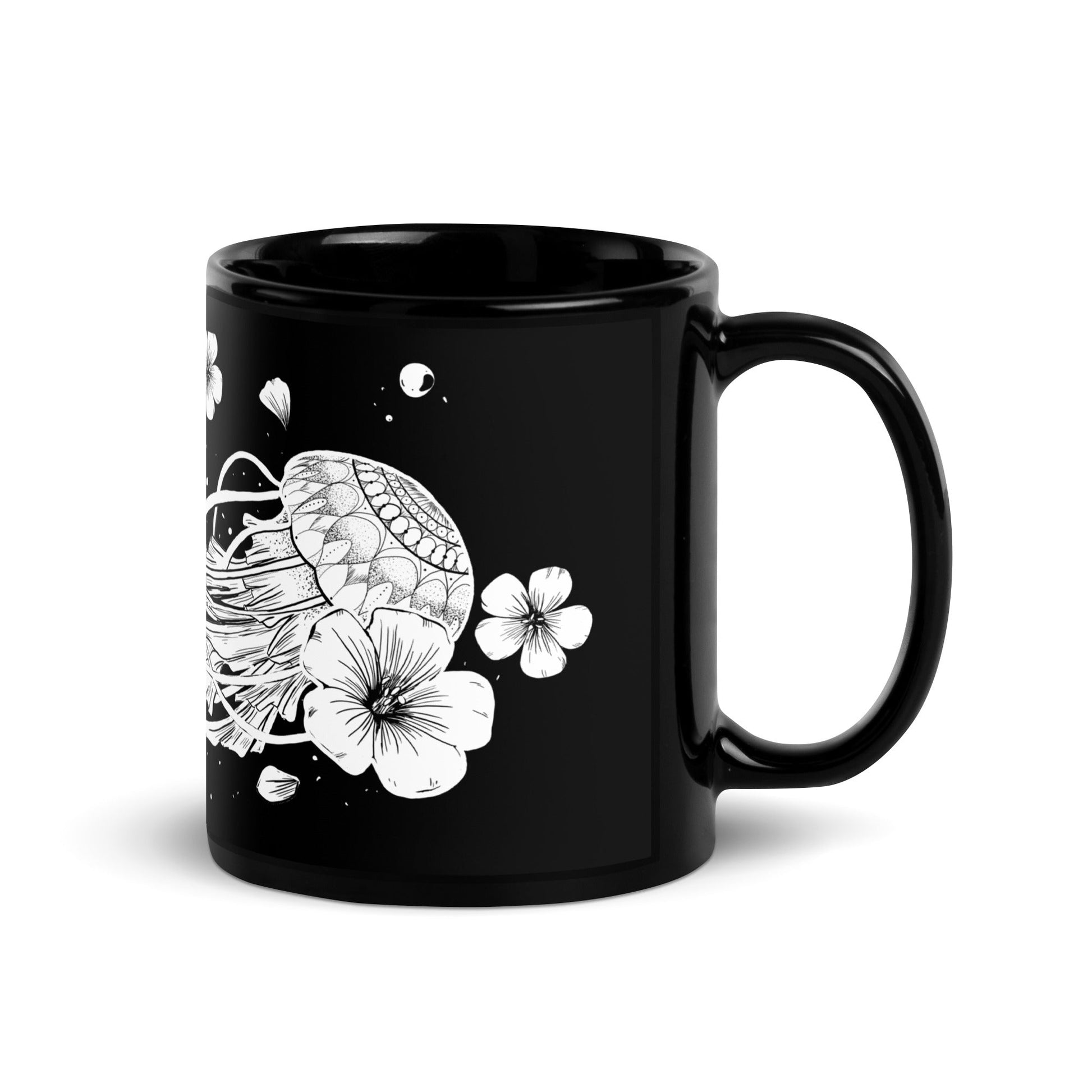 Medusa - Black Glossy Mug - Alves Art Studio