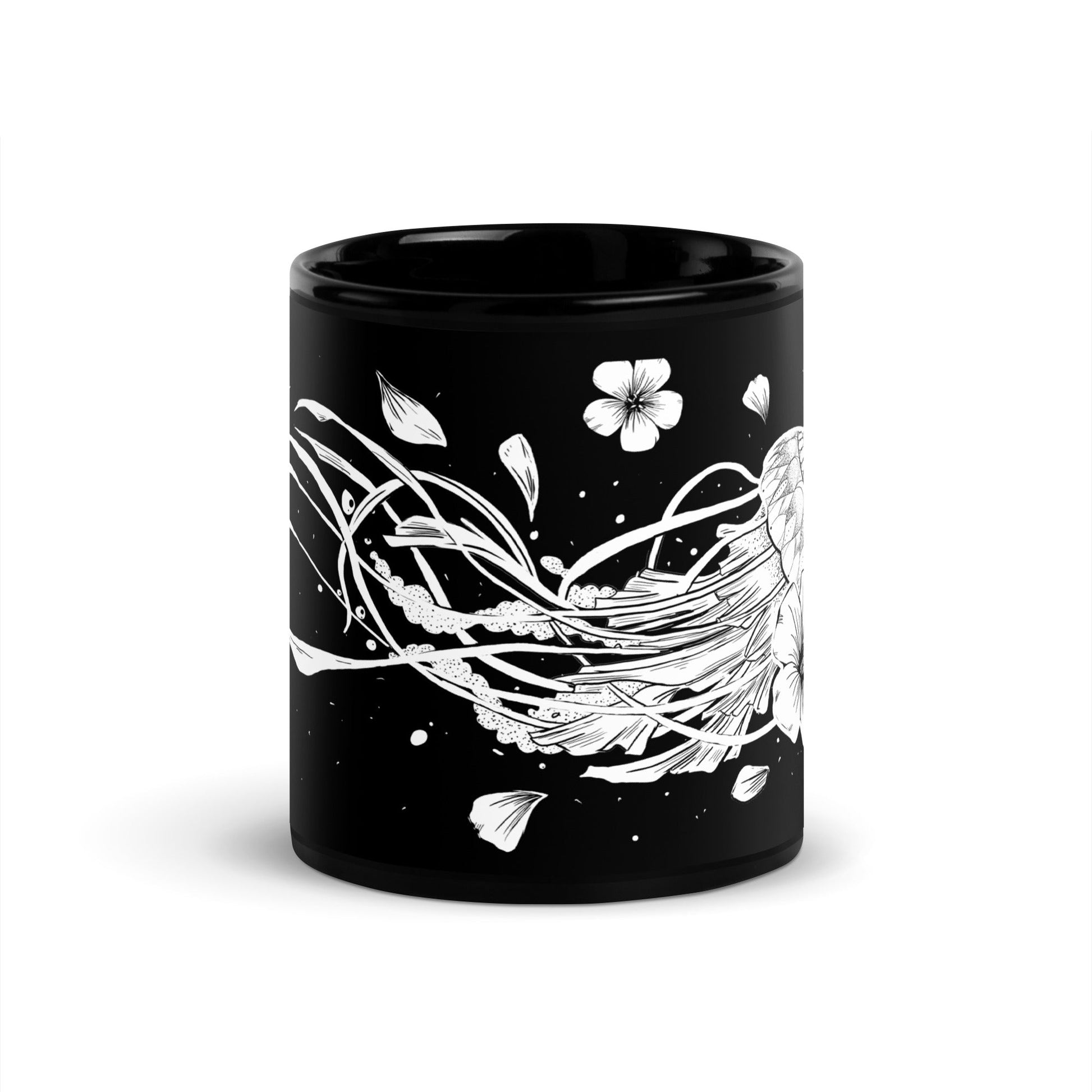 Medusa - Black Glossy Mug - Alves Art Studio