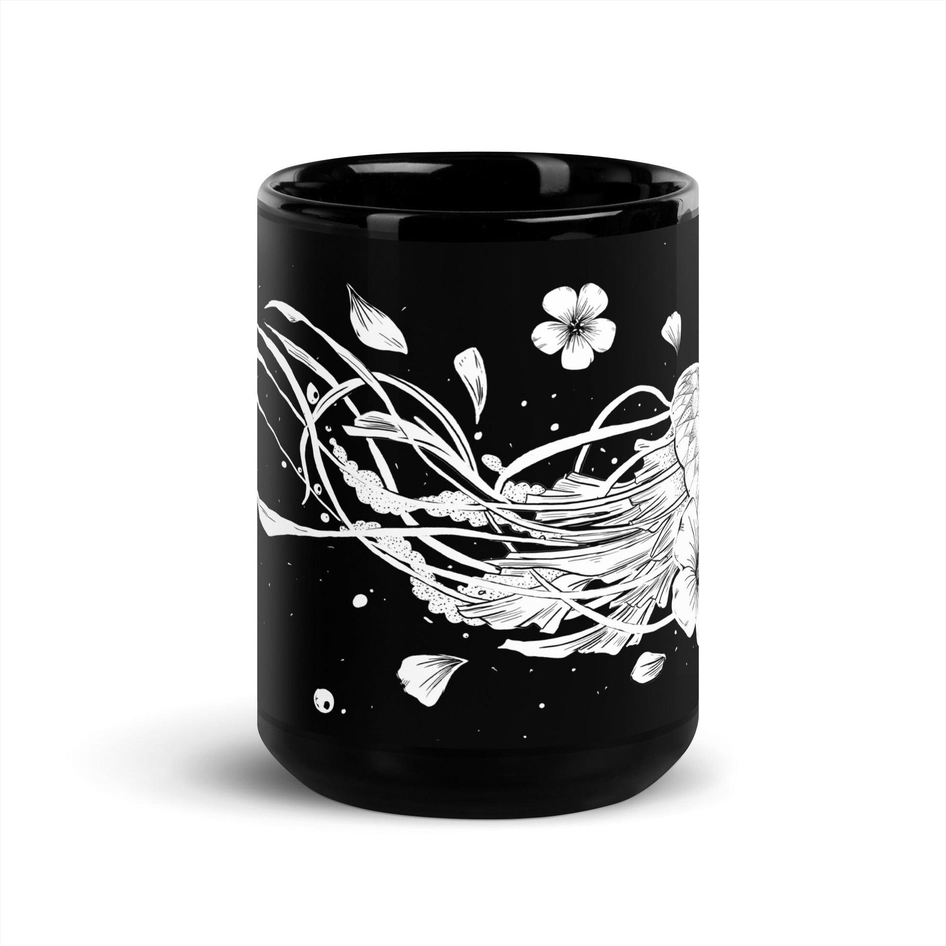 Medusa - Black Glossy Mug - Alves Art Studio