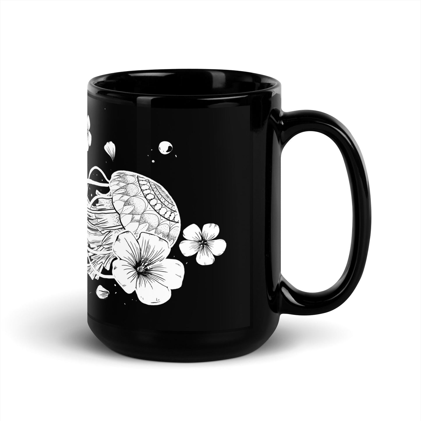 Medusa - Black Glossy Mug - Alves Art Studio