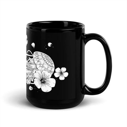 Medusa - Black Glossy Mug - Alves Art Studio