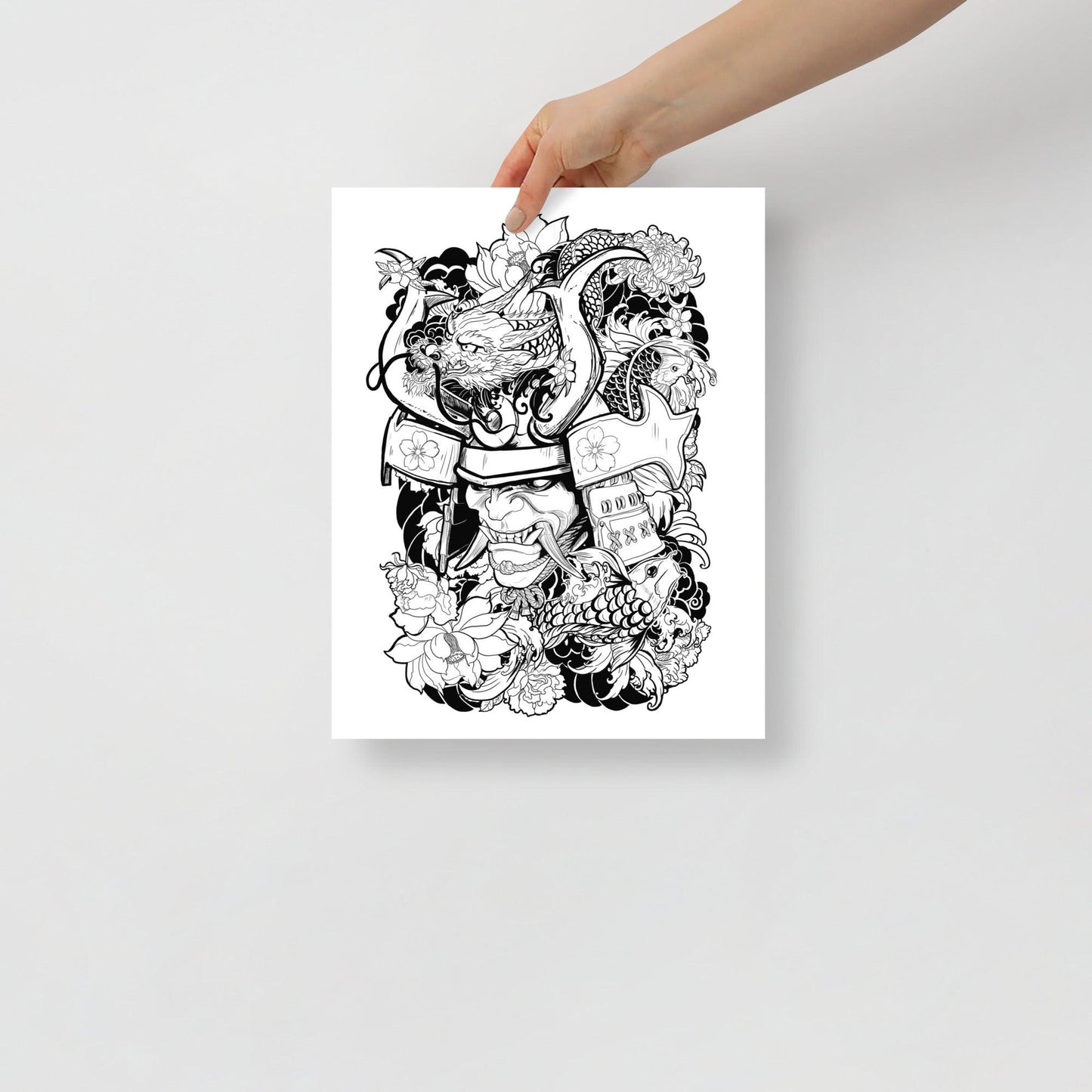 Oni Tattoo - Poster - Alves Art Studio