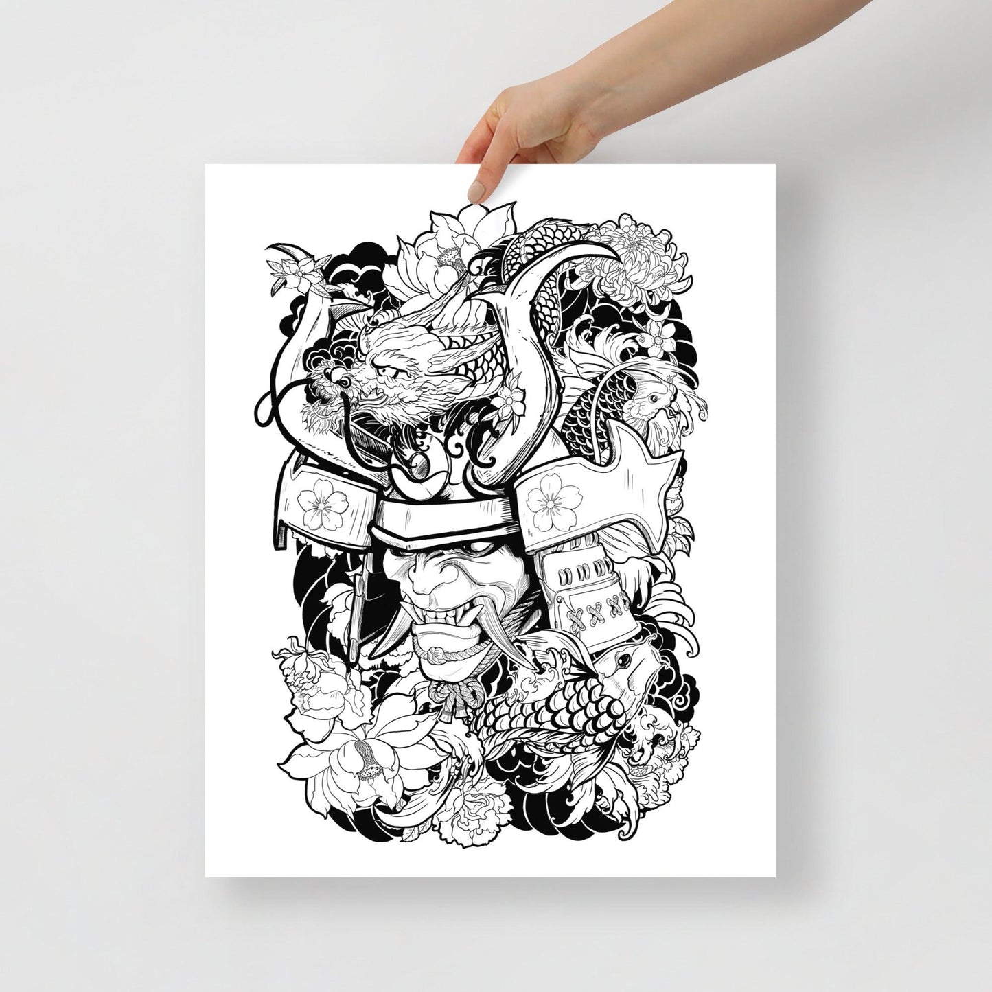 Oni Tattoo - Poster - Alves Art Studio