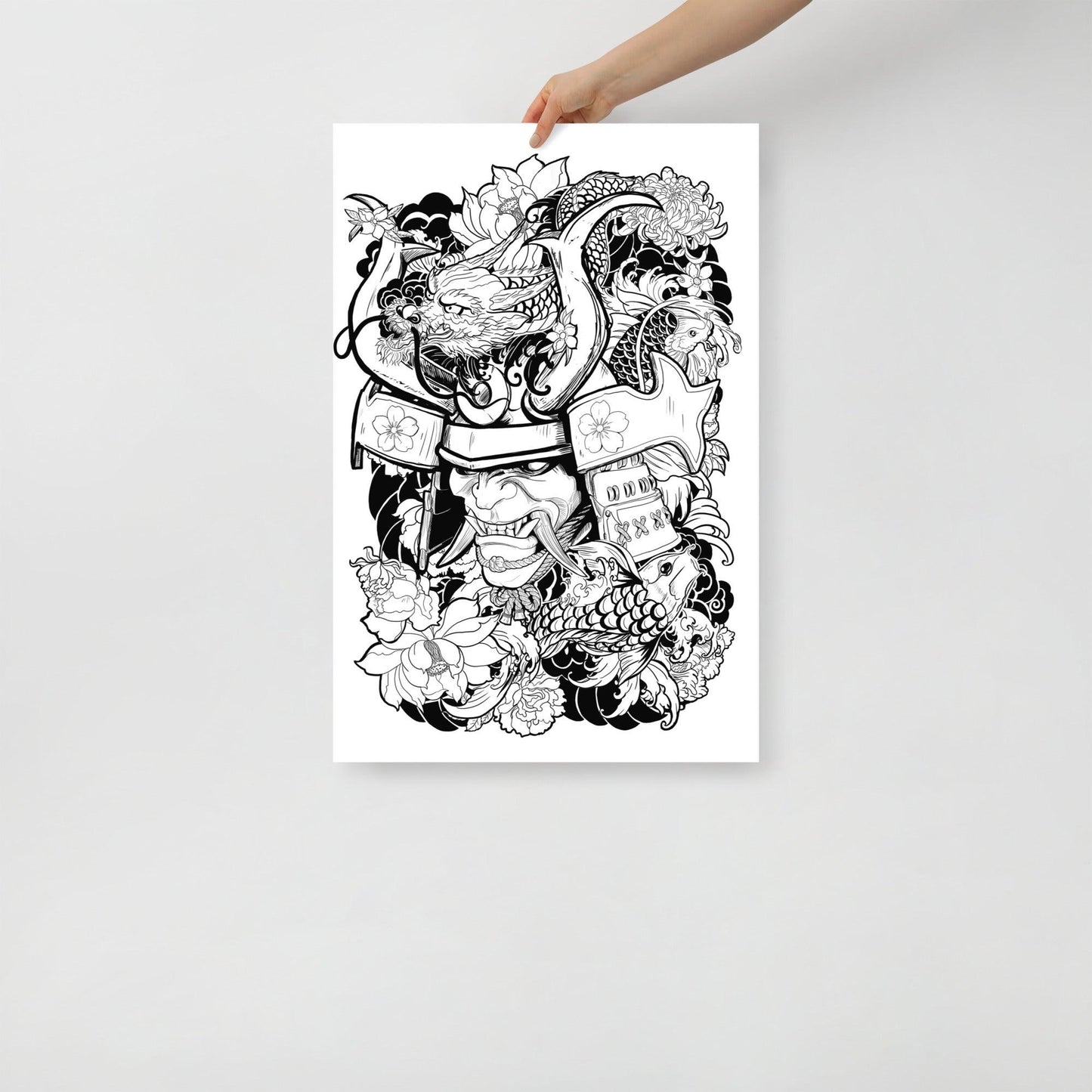 Oni Tattoo - Poster - Alves Art Studio