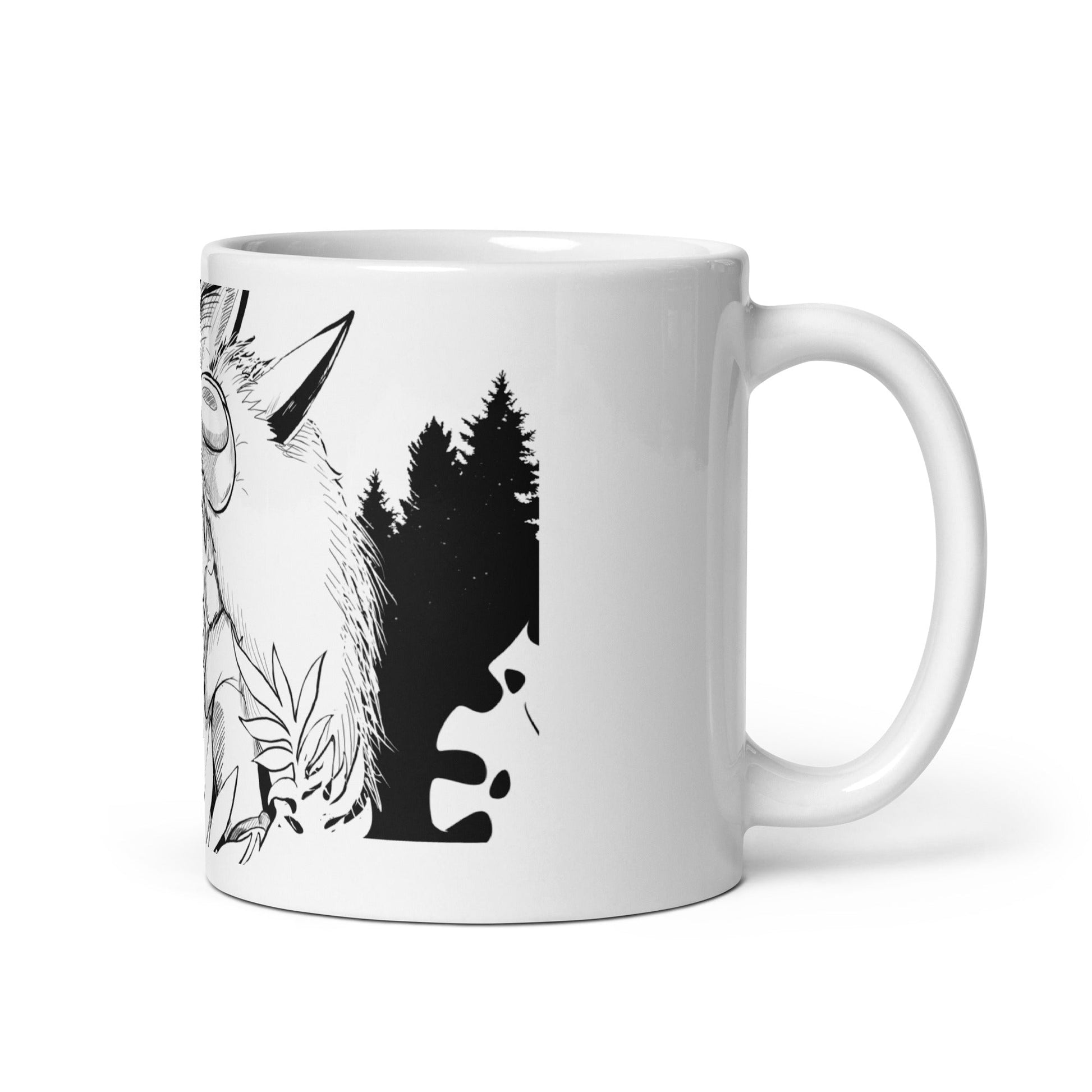 Princess - White glossy mug - Alves Art Studio