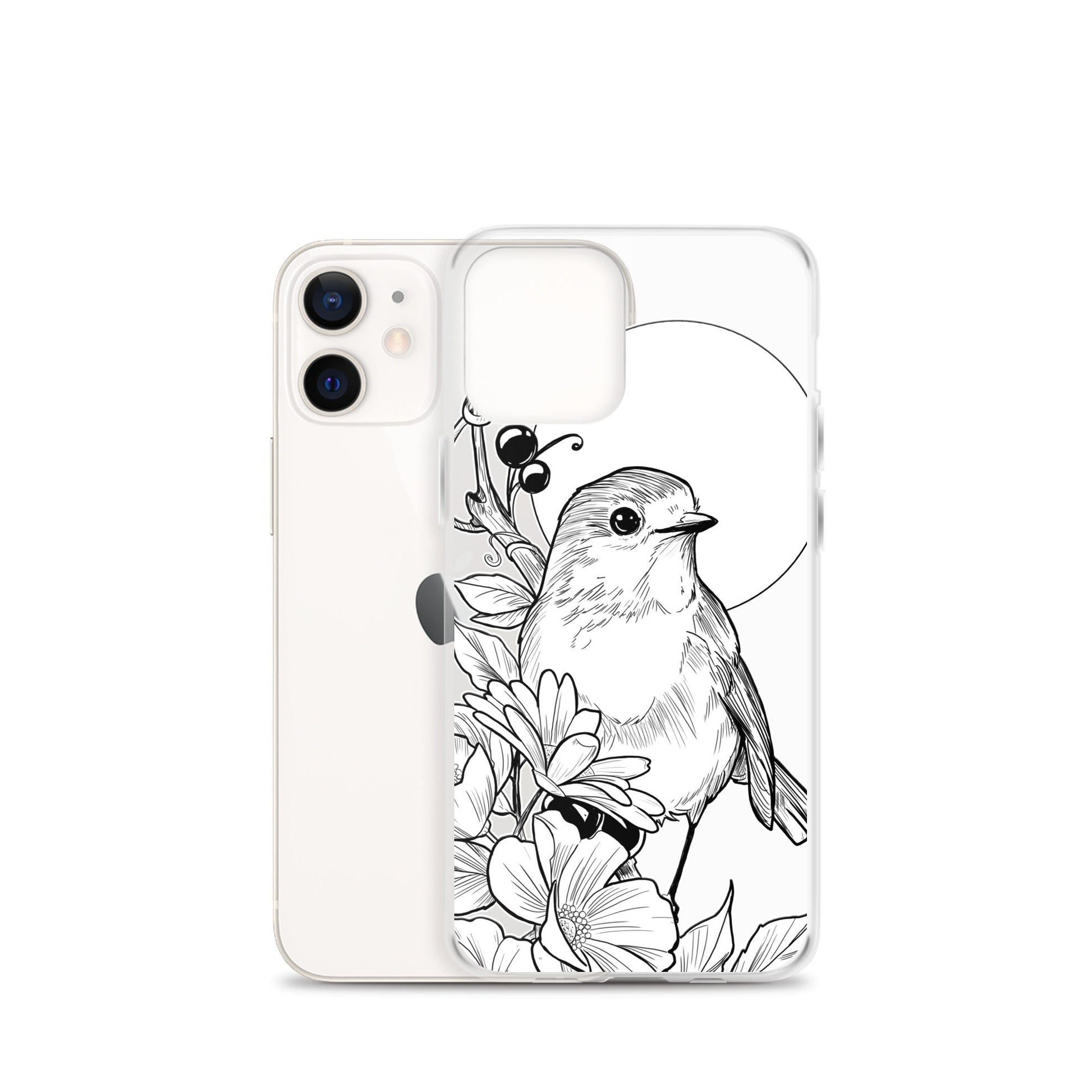 Sparrow - Clear Case for iPhone® - Alves Art Studio