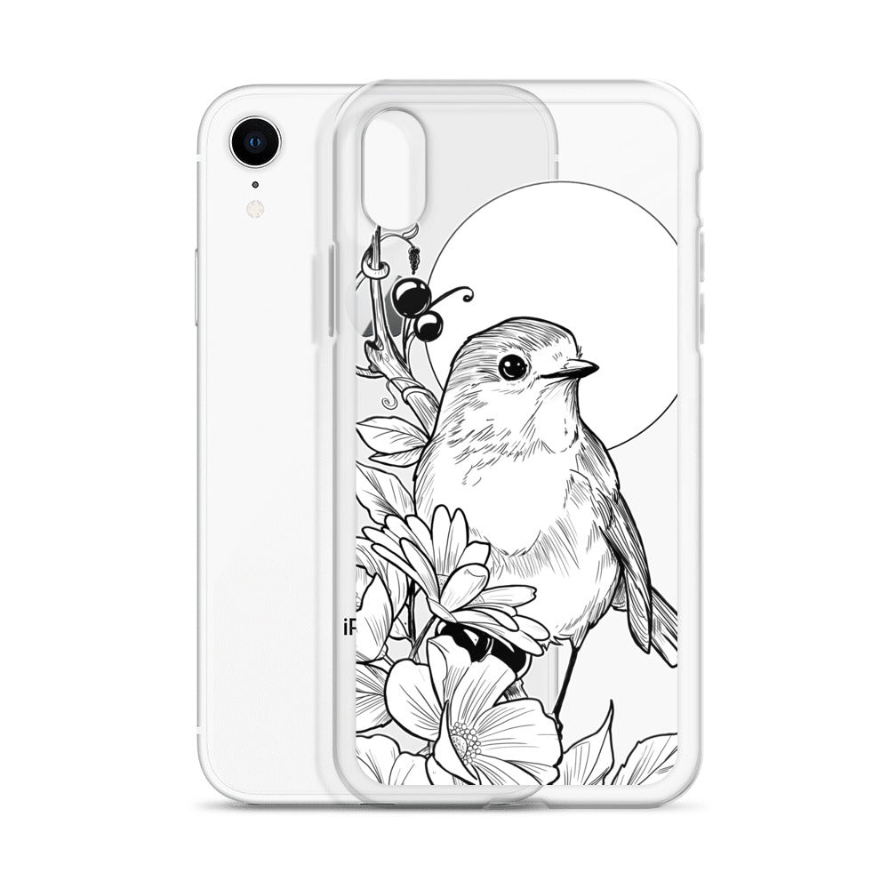 Sparrow - Clear Case for iPhone® - Alves Art Studio