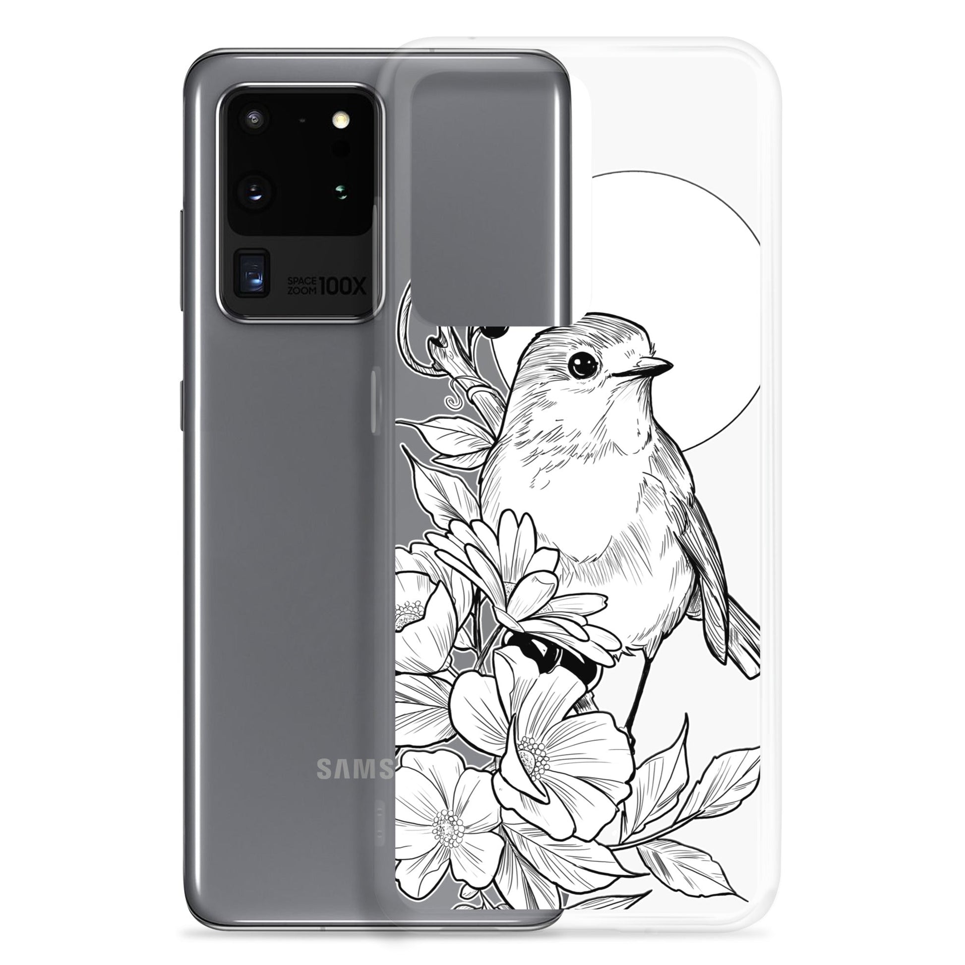 Sparrow - Clear Case for Samsung® - Alves Art Studio