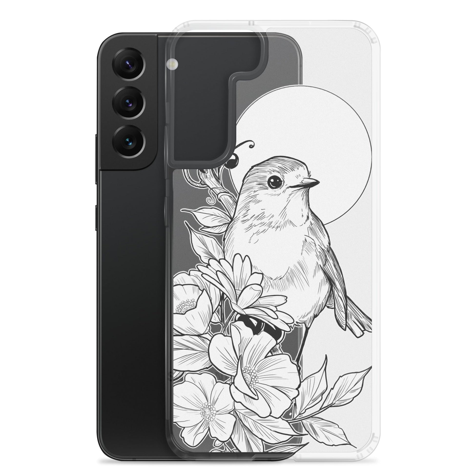 Sparrow - Clear Case for Samsung® - Alves Art Studio