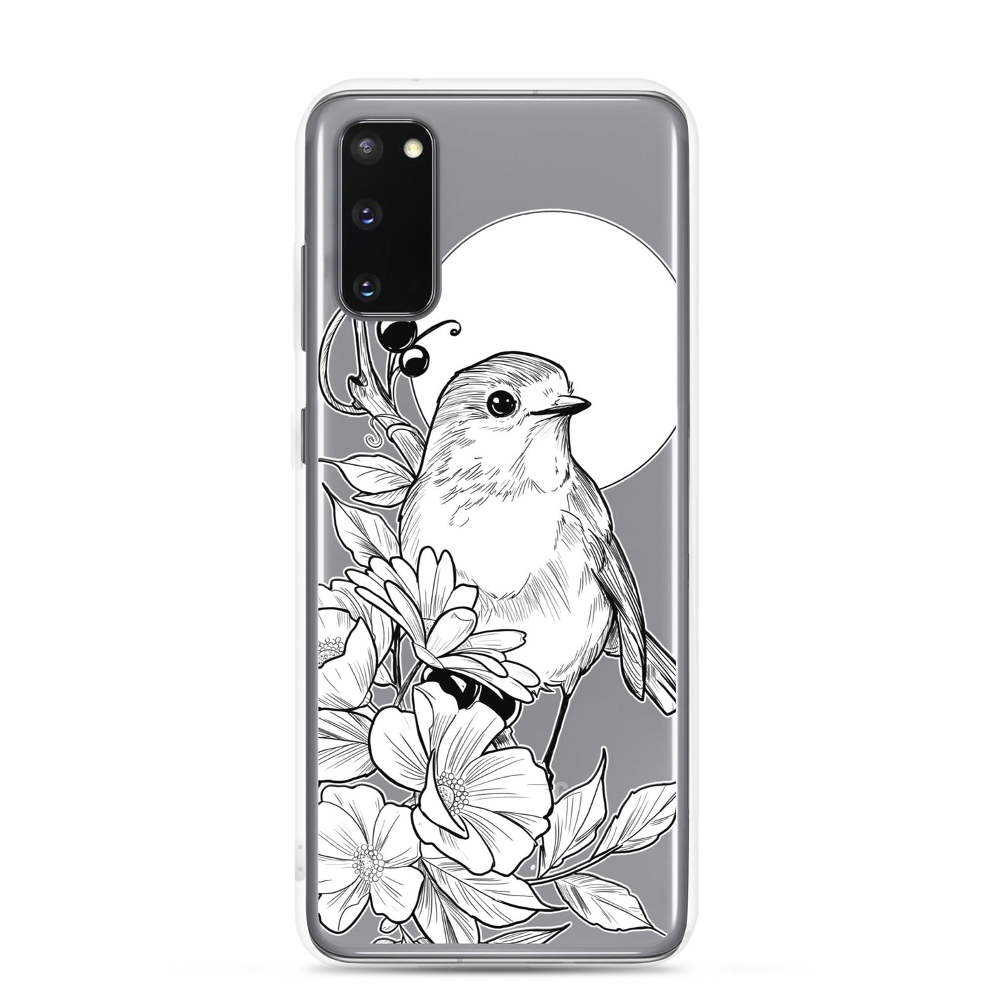 Sparrow - Clear Case for Samsung® - Alves Art Studio