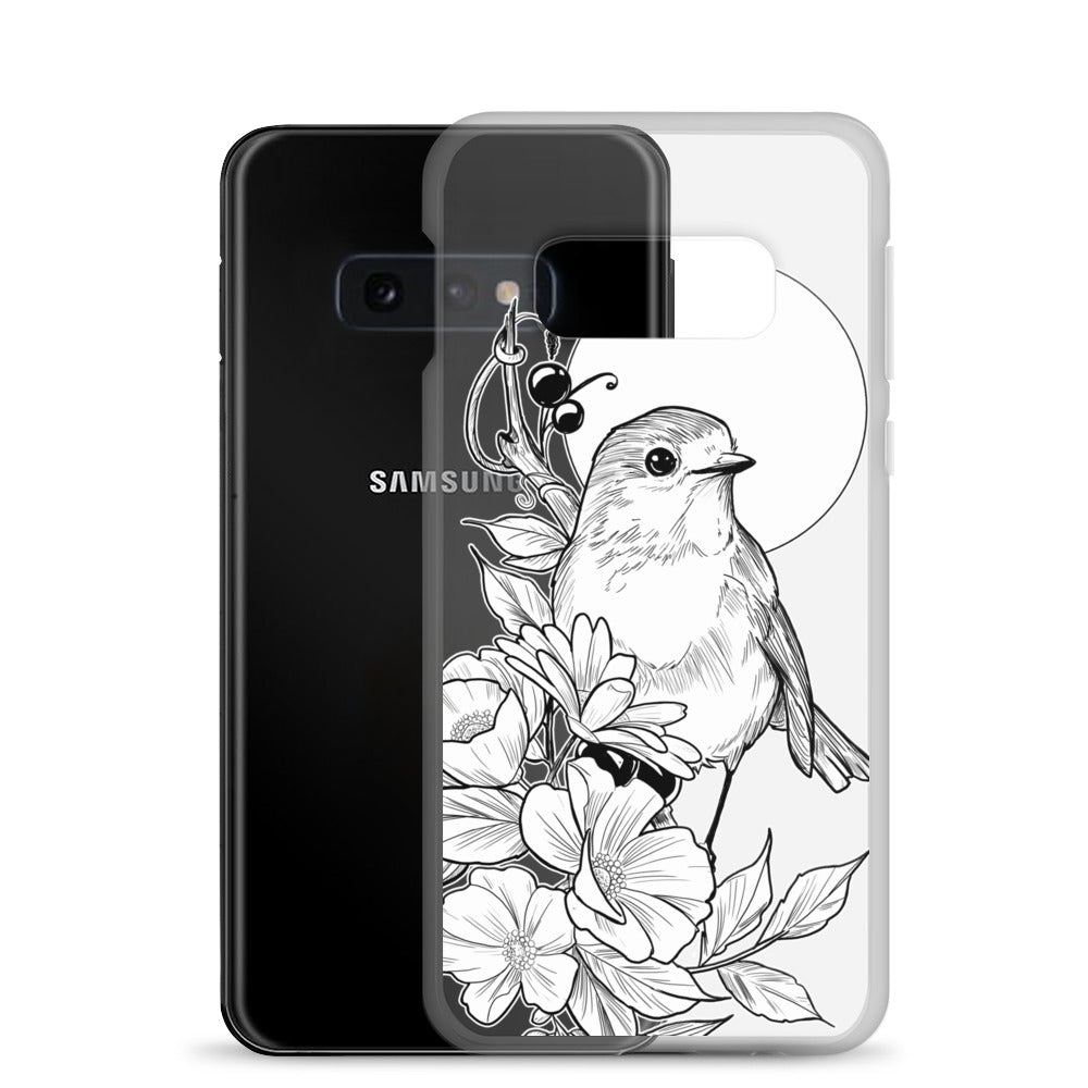 Sparrow - Clear Case for Samsung® - Alves Art Studio