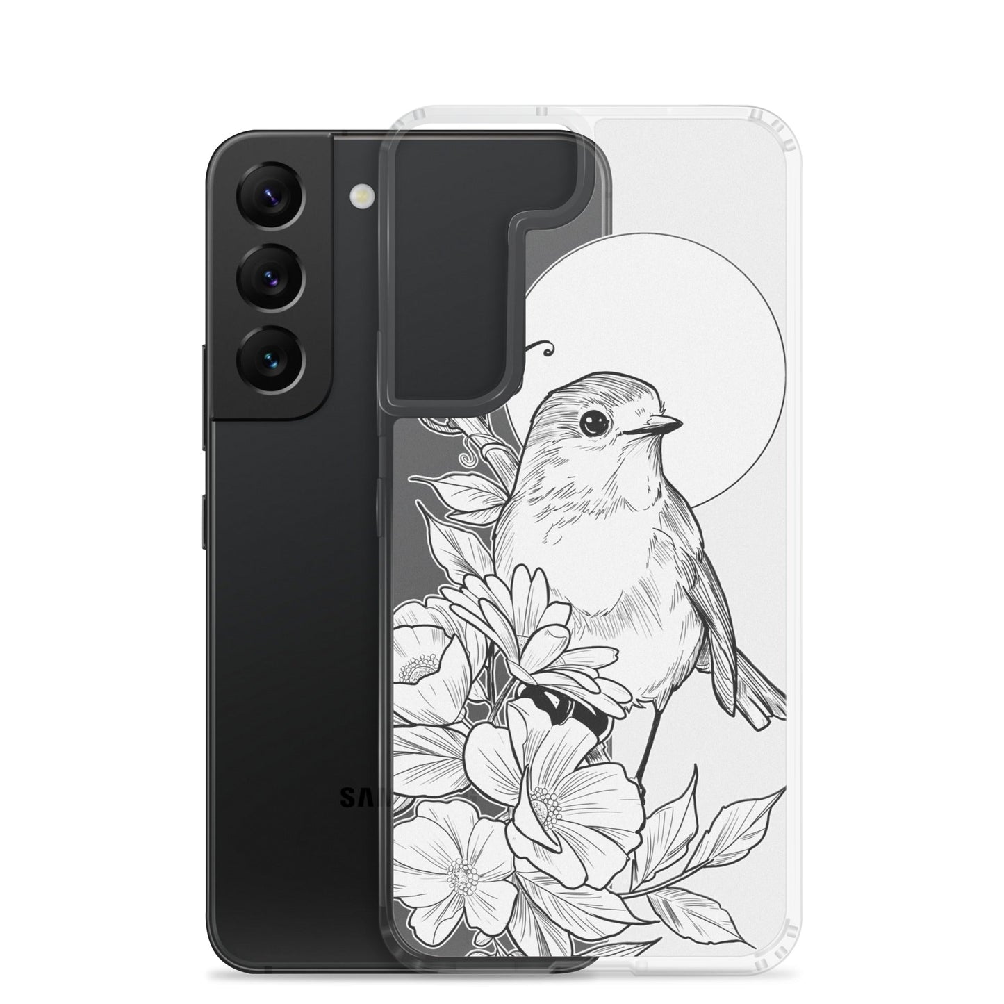 Sparrow - Clear Case for Samsung® - Alves Art Studio