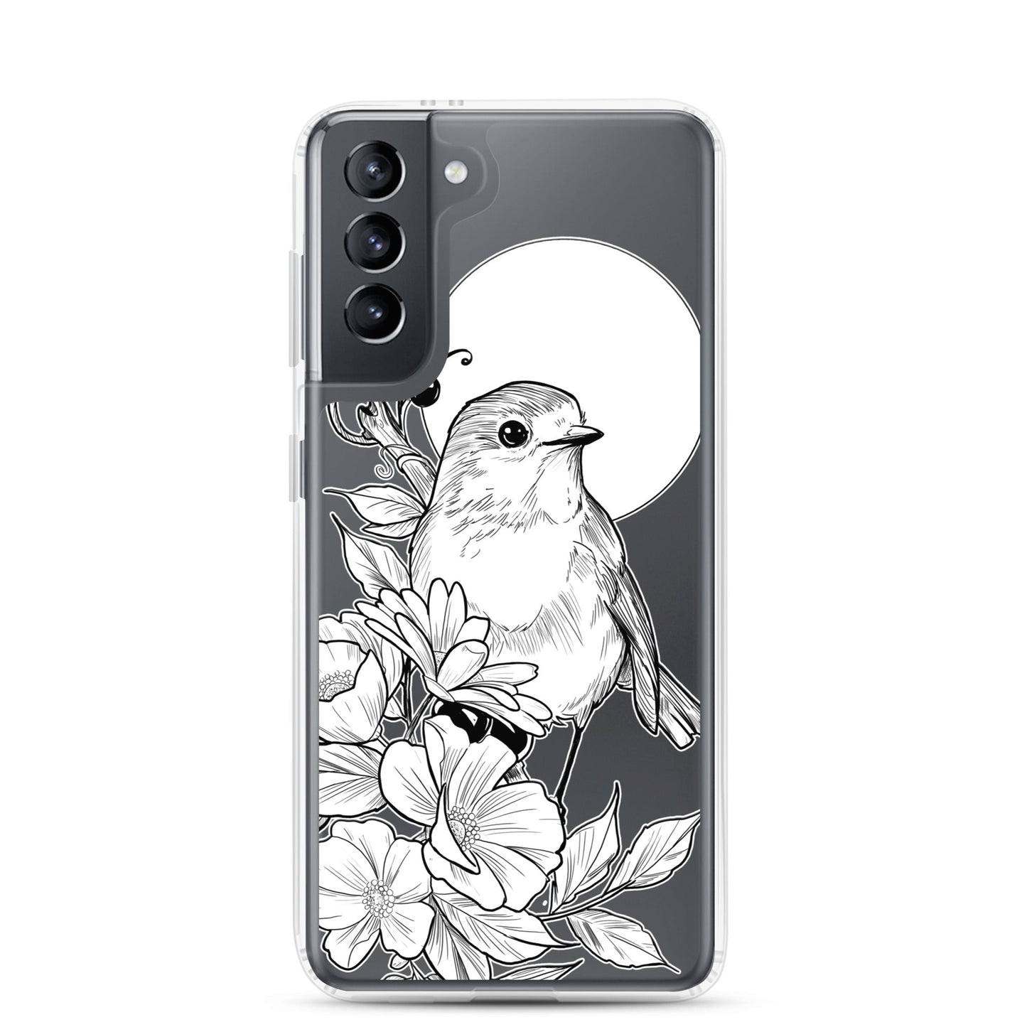 Sparrow - Clear Case for Samsung® - Alves Art Studio