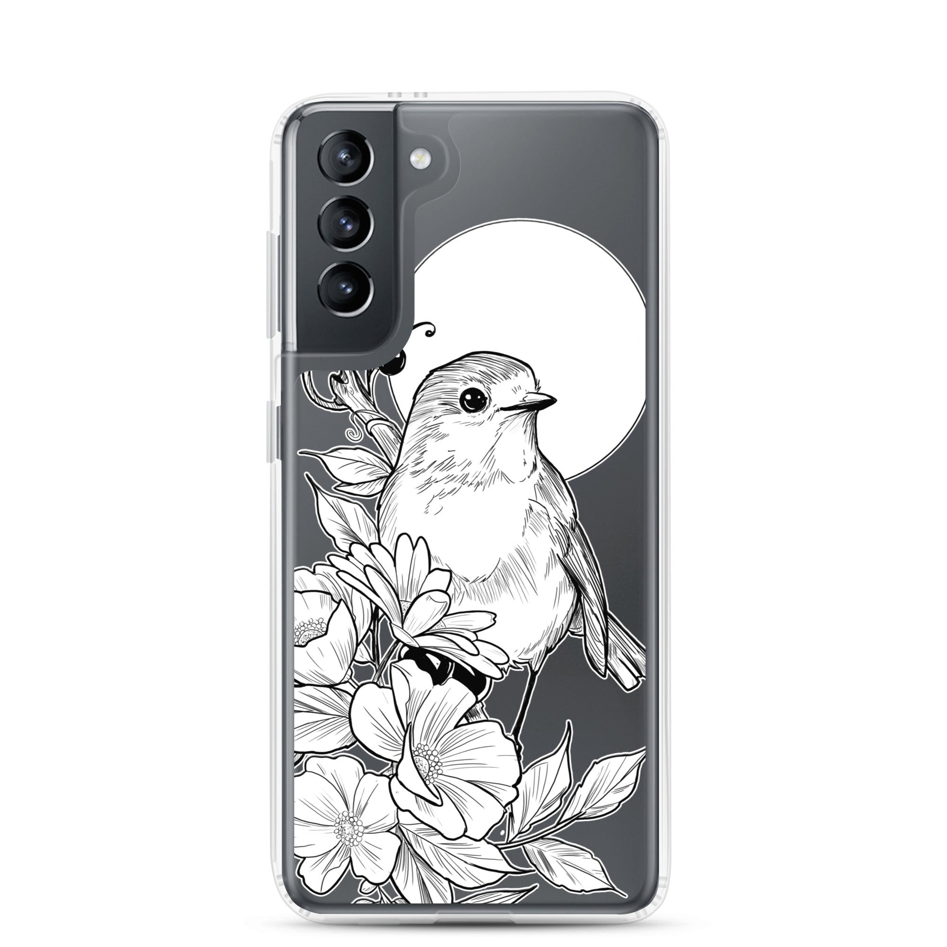 Sparrow - Clear Case for Samsung® - Alves Art Studio