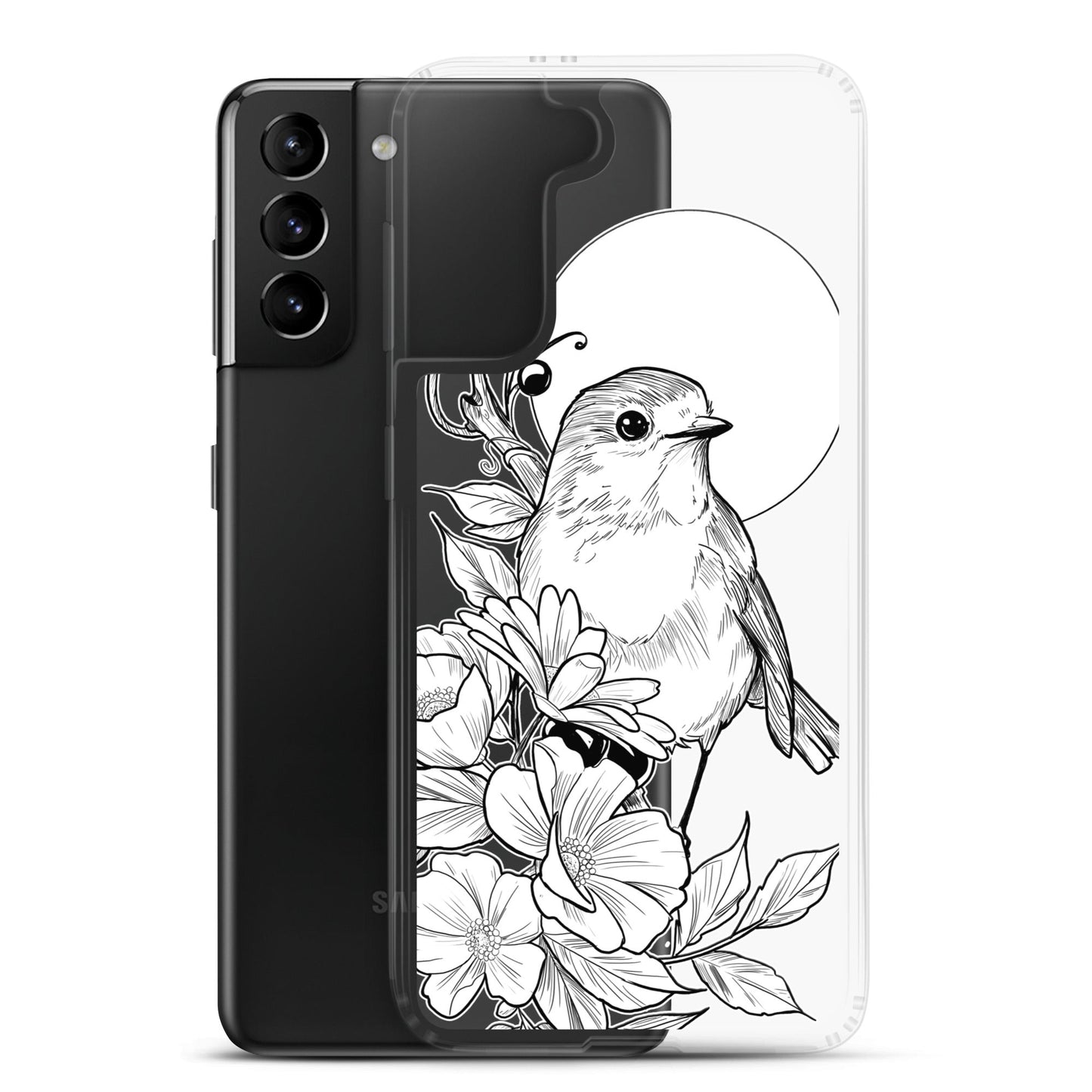 Sparrow - Clear Case for Samsung® - Alves Art Studio