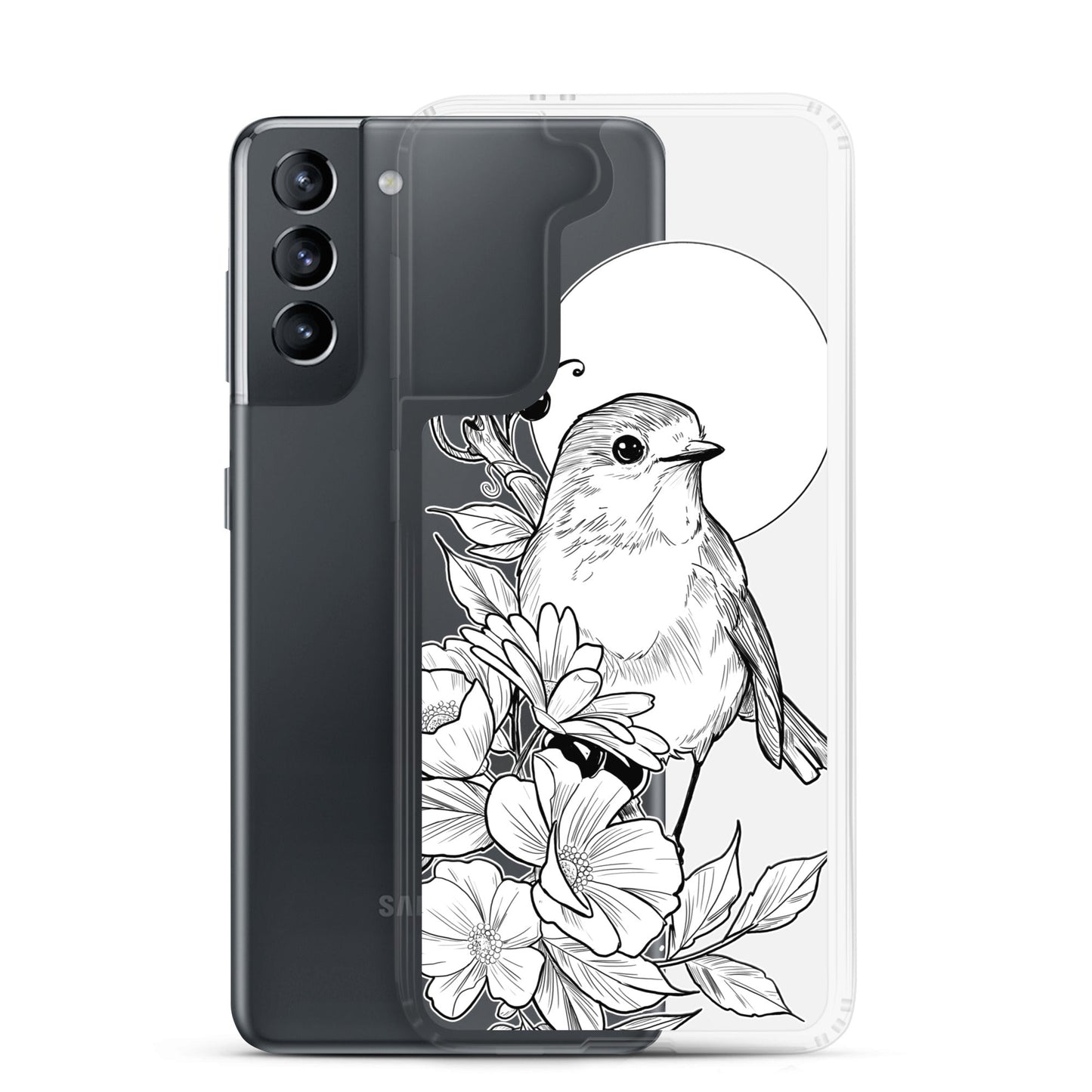 Sparrow - Clear Case for Samsung® - Alves Art Studio