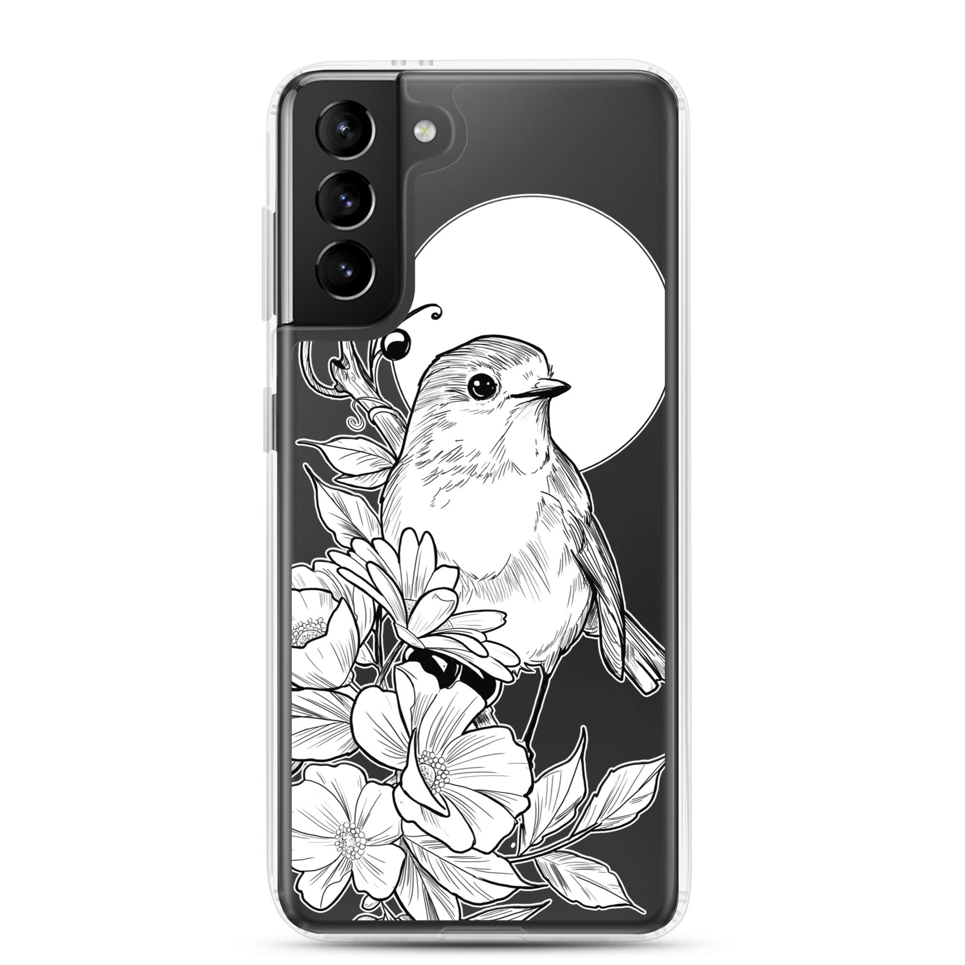 Sparrow - Clear Case for Samsung® - Alves Art Studio