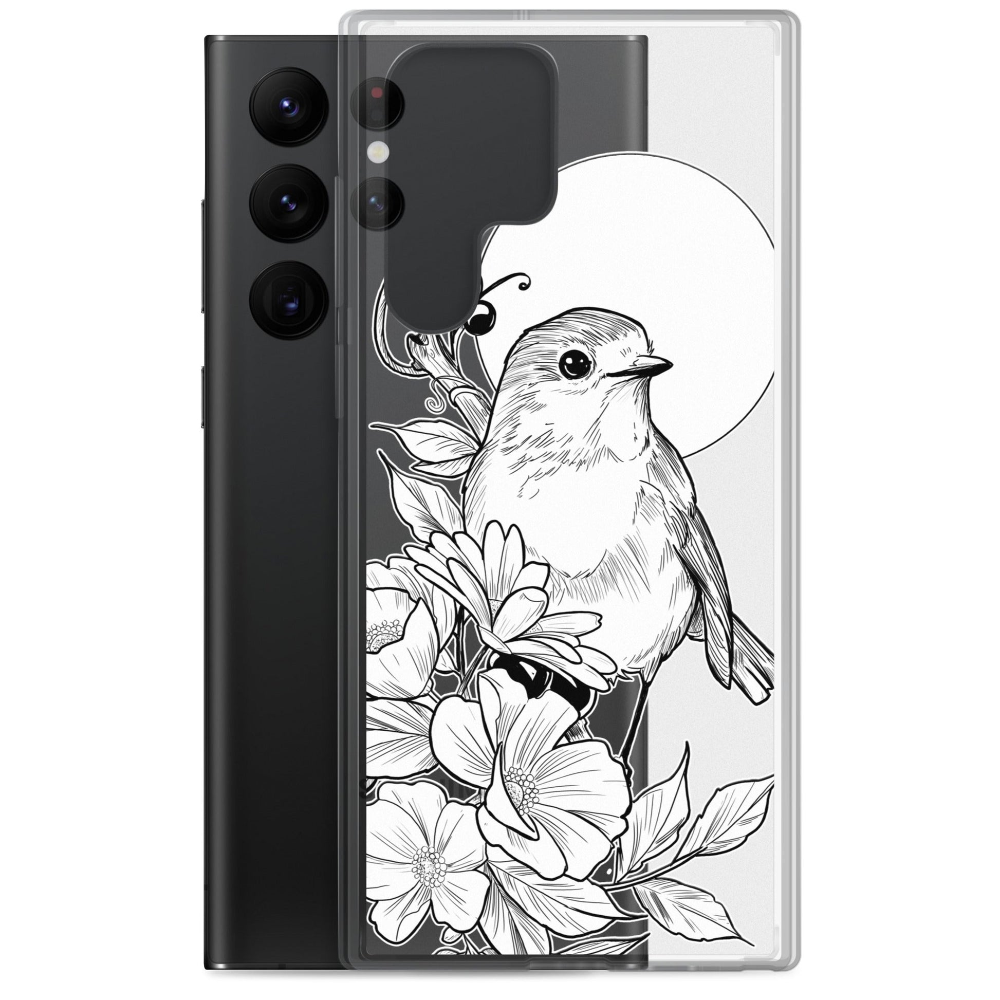 Sparrow - Clear Case for Samsung® - Alves Art Studio