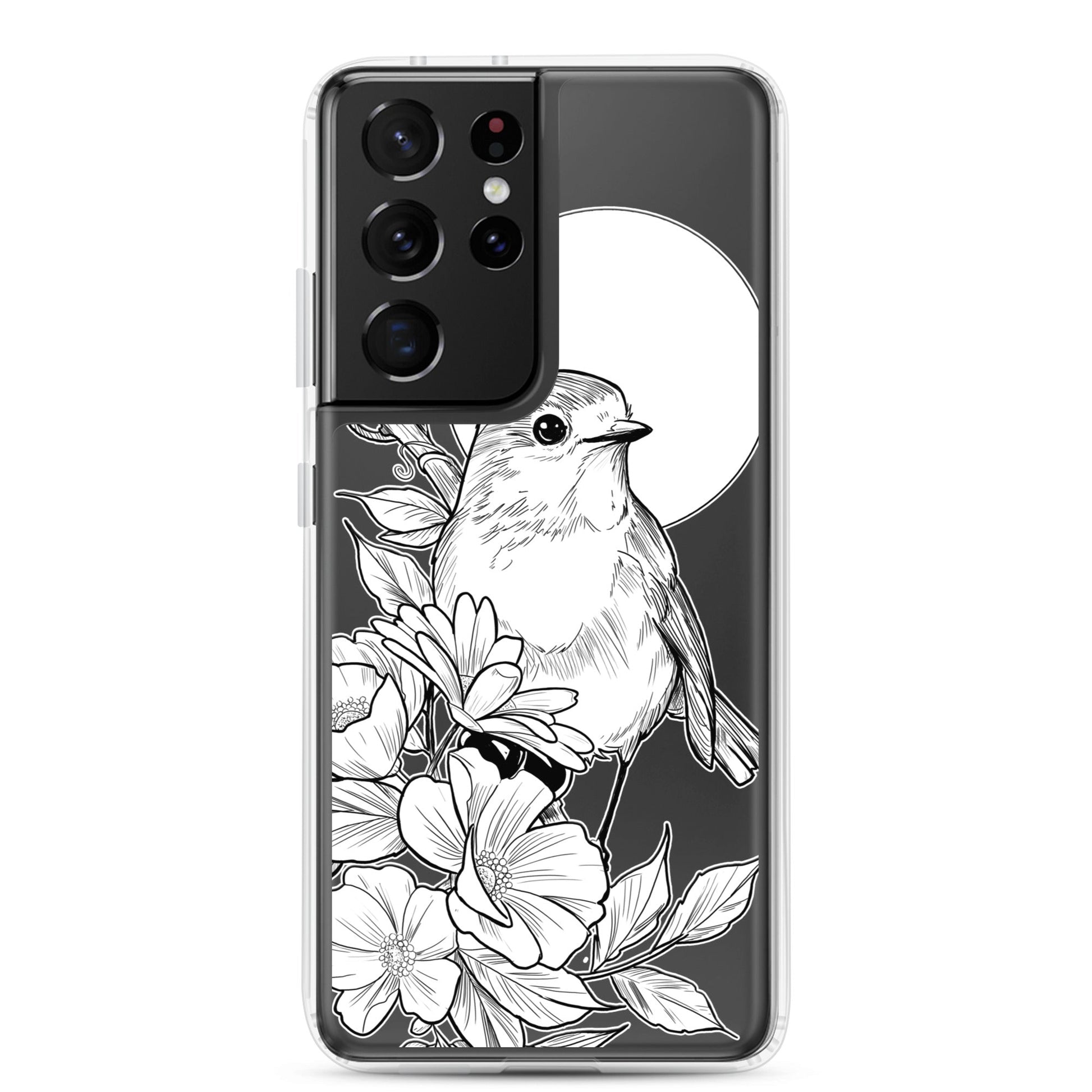 Sparrow - Clear Case for Samsung® - Alves Art Studio