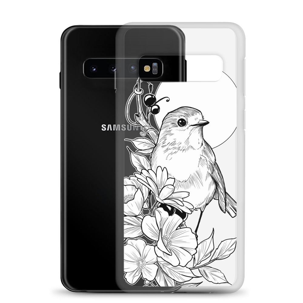 Sparrow - Clear Case for Samsung® - Alves Art Studio