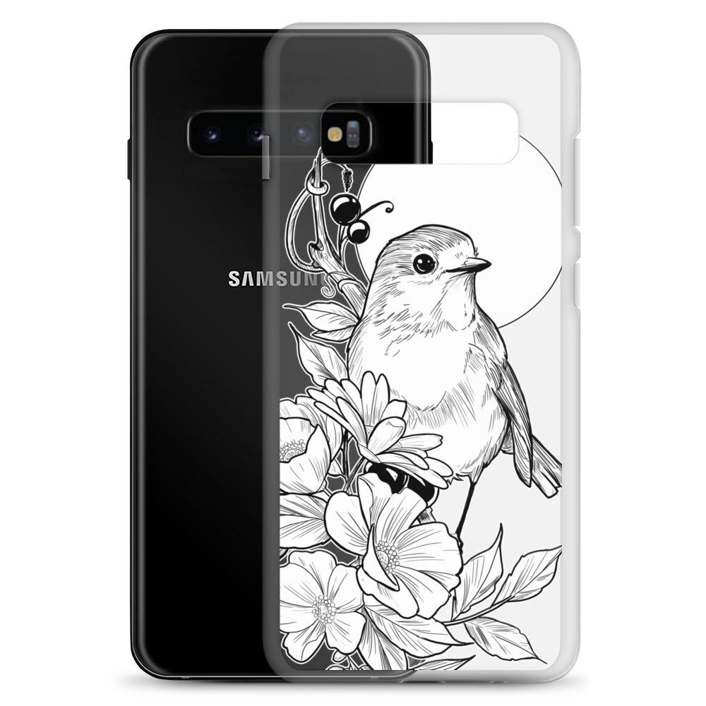 Sparrow - Clear Case for Samsung® - Alves Art Studio