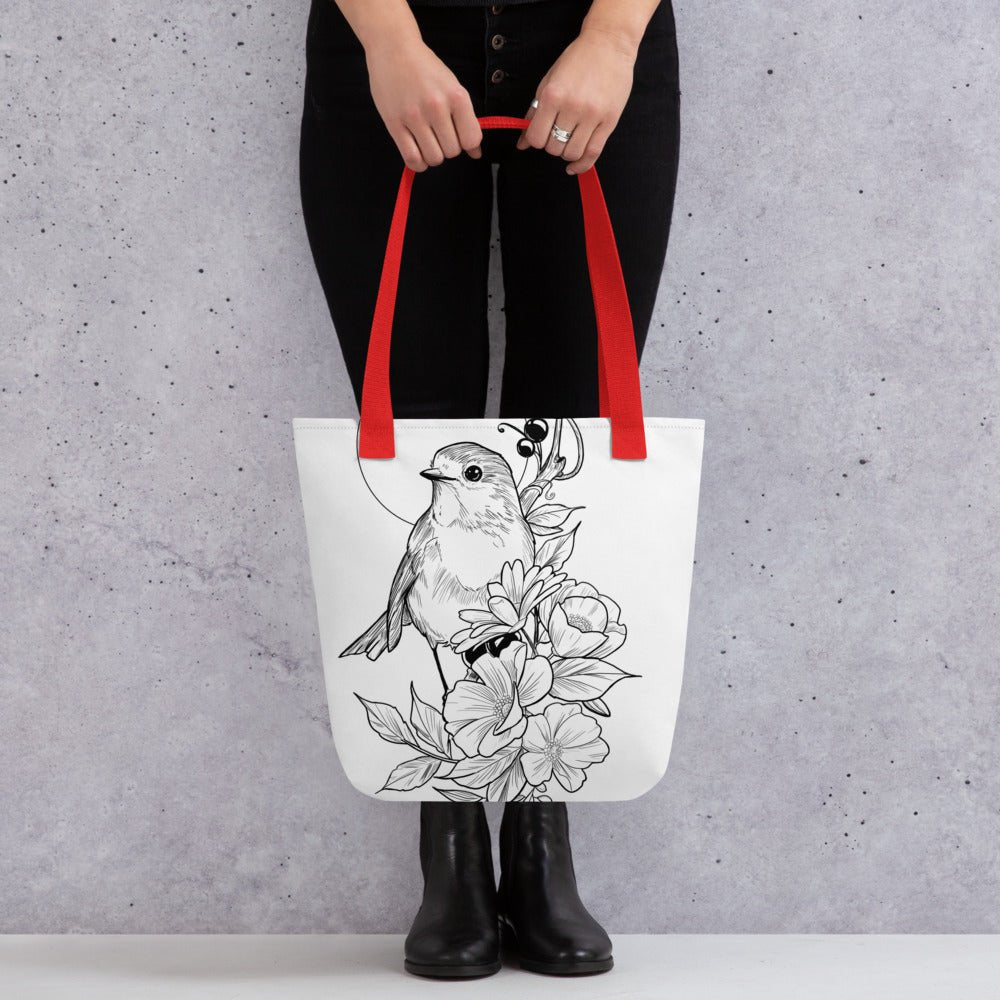 Sparrow - Tote bag - Alves Art Studio