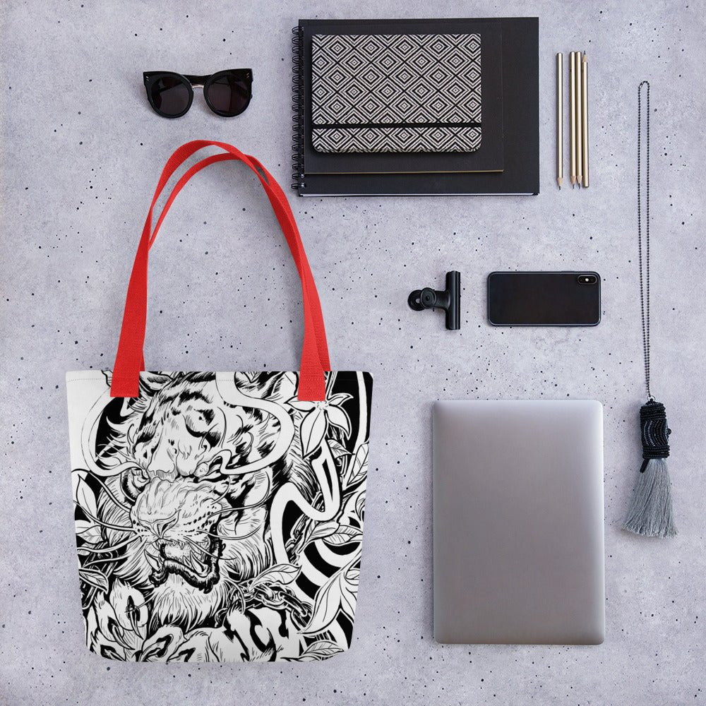 Tiger Tattoo - Tote bag - Alves Art Studio